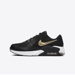 Nike Air Max Excee. Black and Gold Size 7.5 women’s or 6 youth. Like new